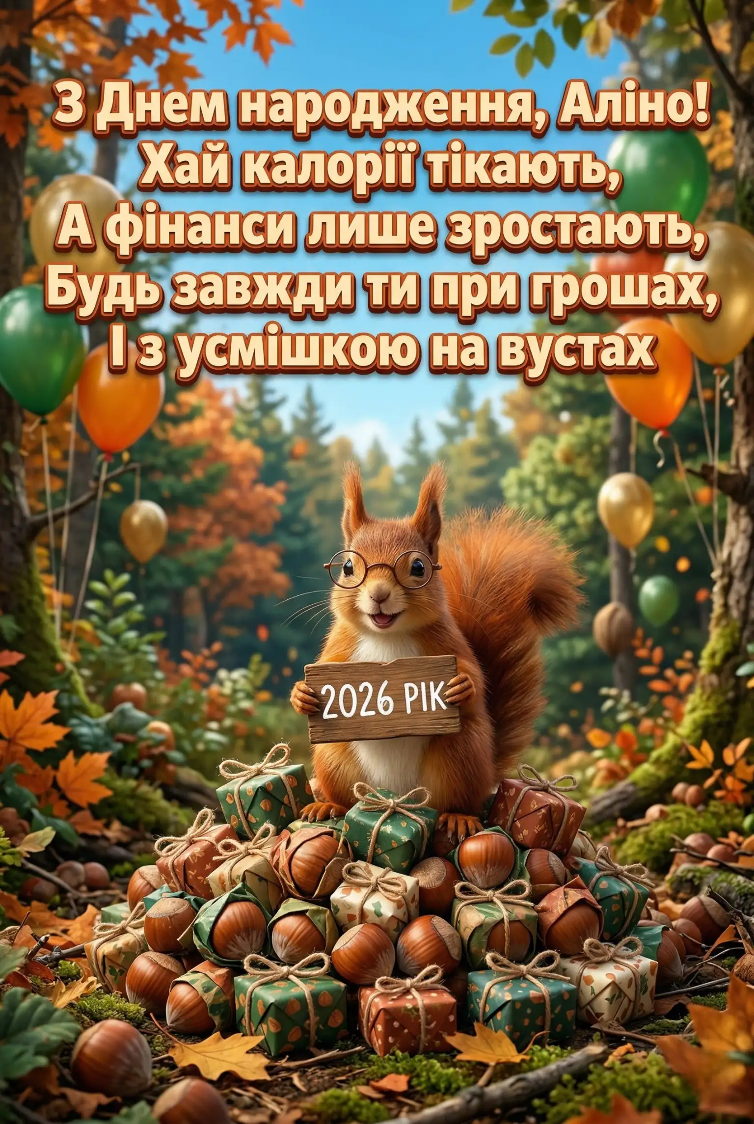 Особливі побажання для Аліни: віршовані форми та щирі тексти