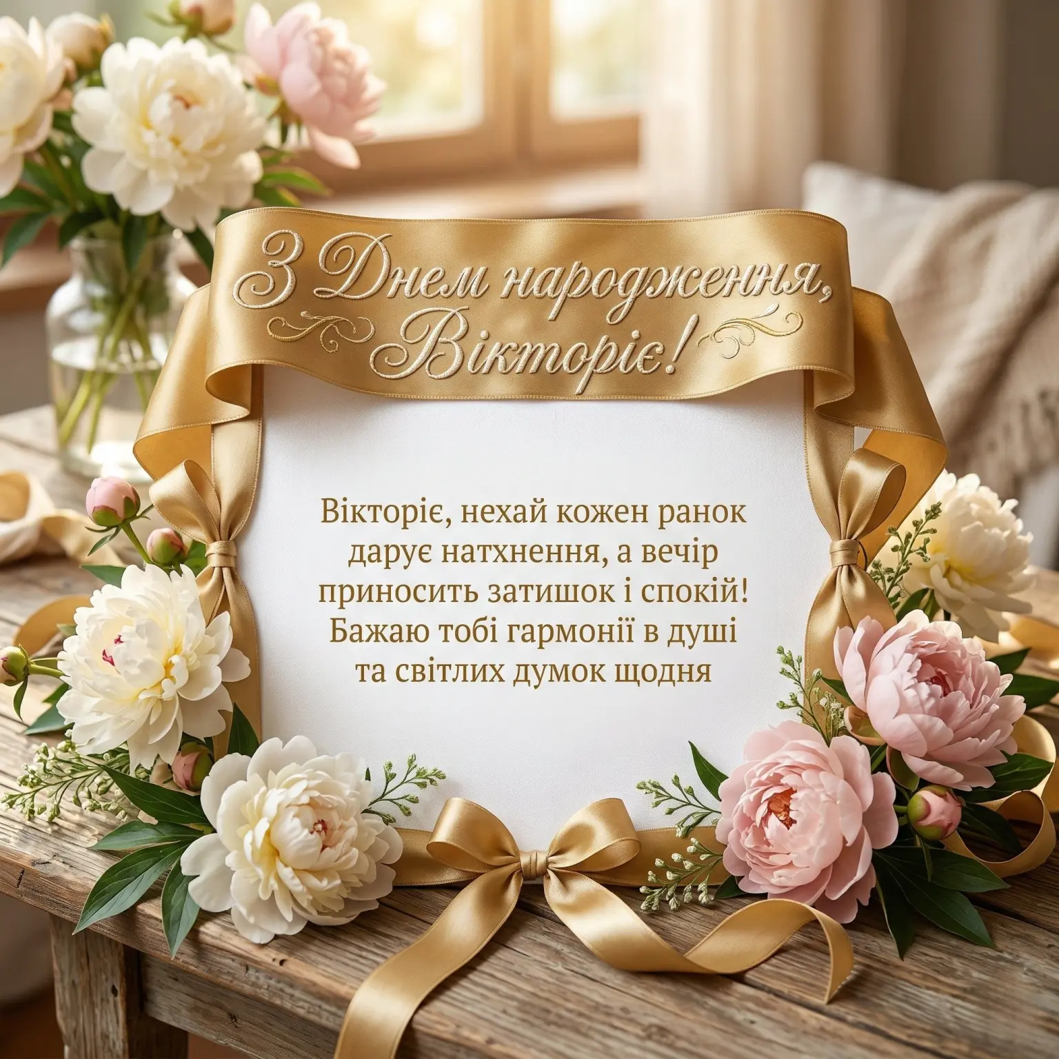 Побажання для Вікторії: від романтичних зізнань до професійних настанов