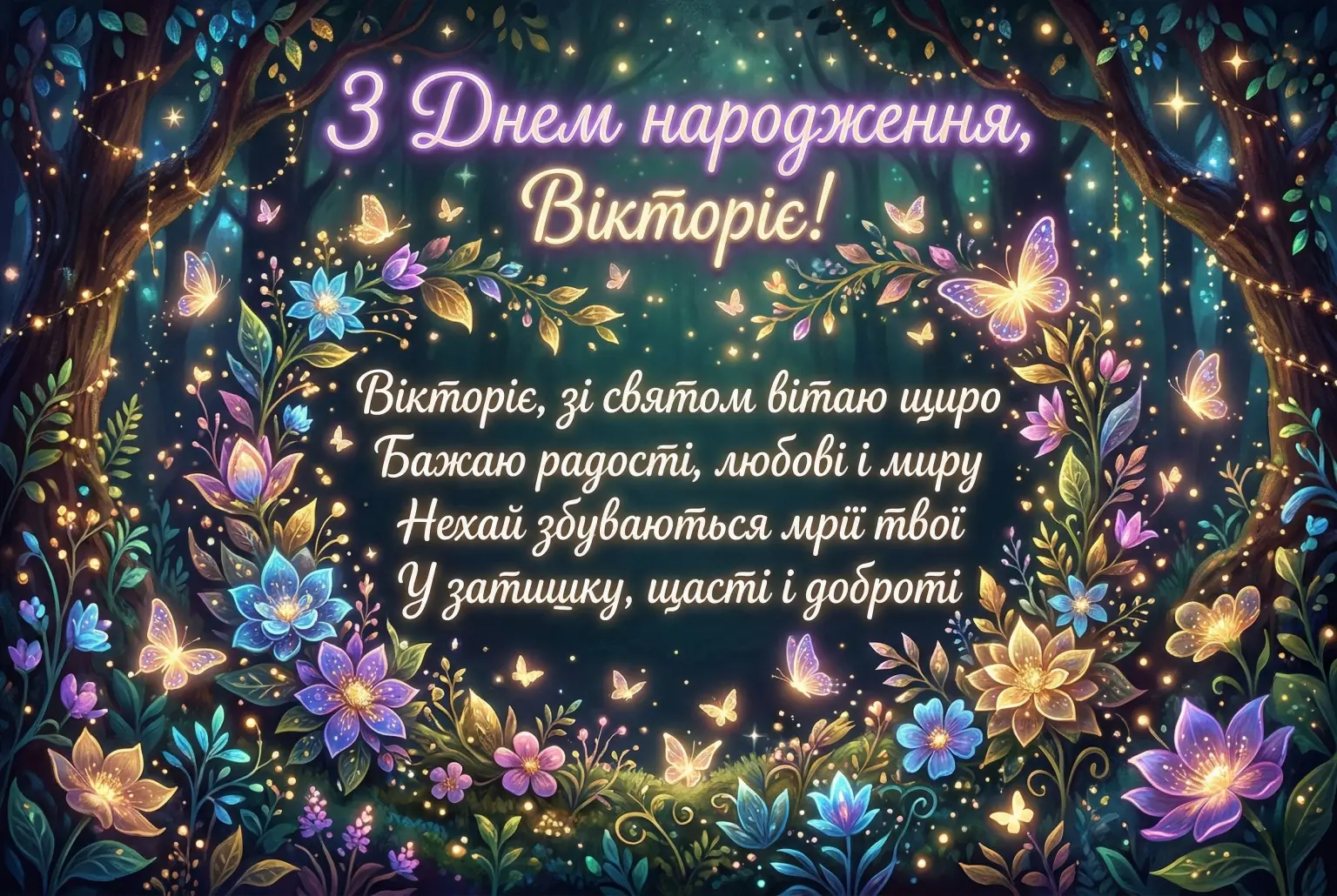 Побажання для Вікторії: від романтичних зізнань до професійних настанов
