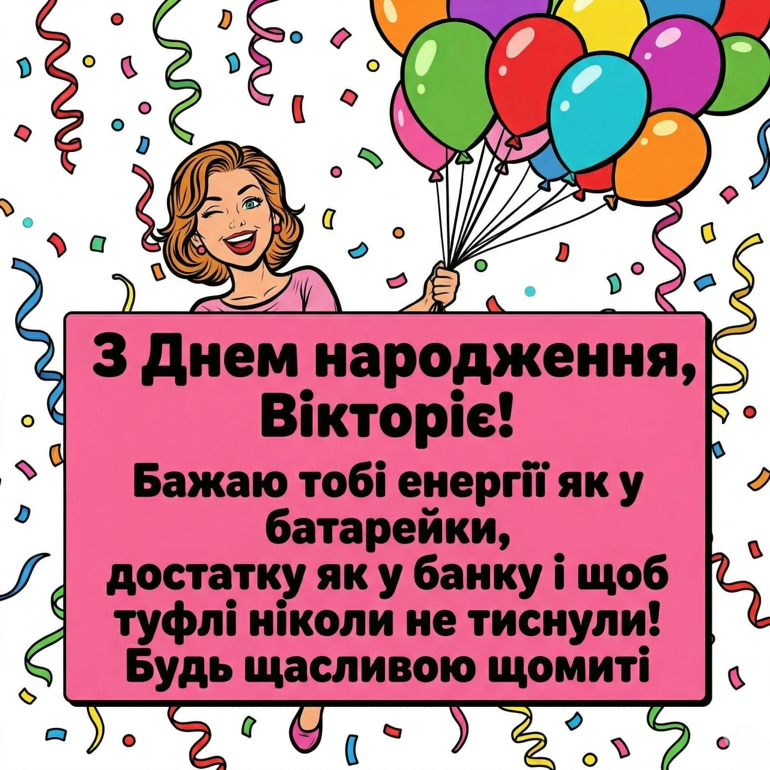 Побажання для Вікторії: від романтичних зізнань до професійних настанов