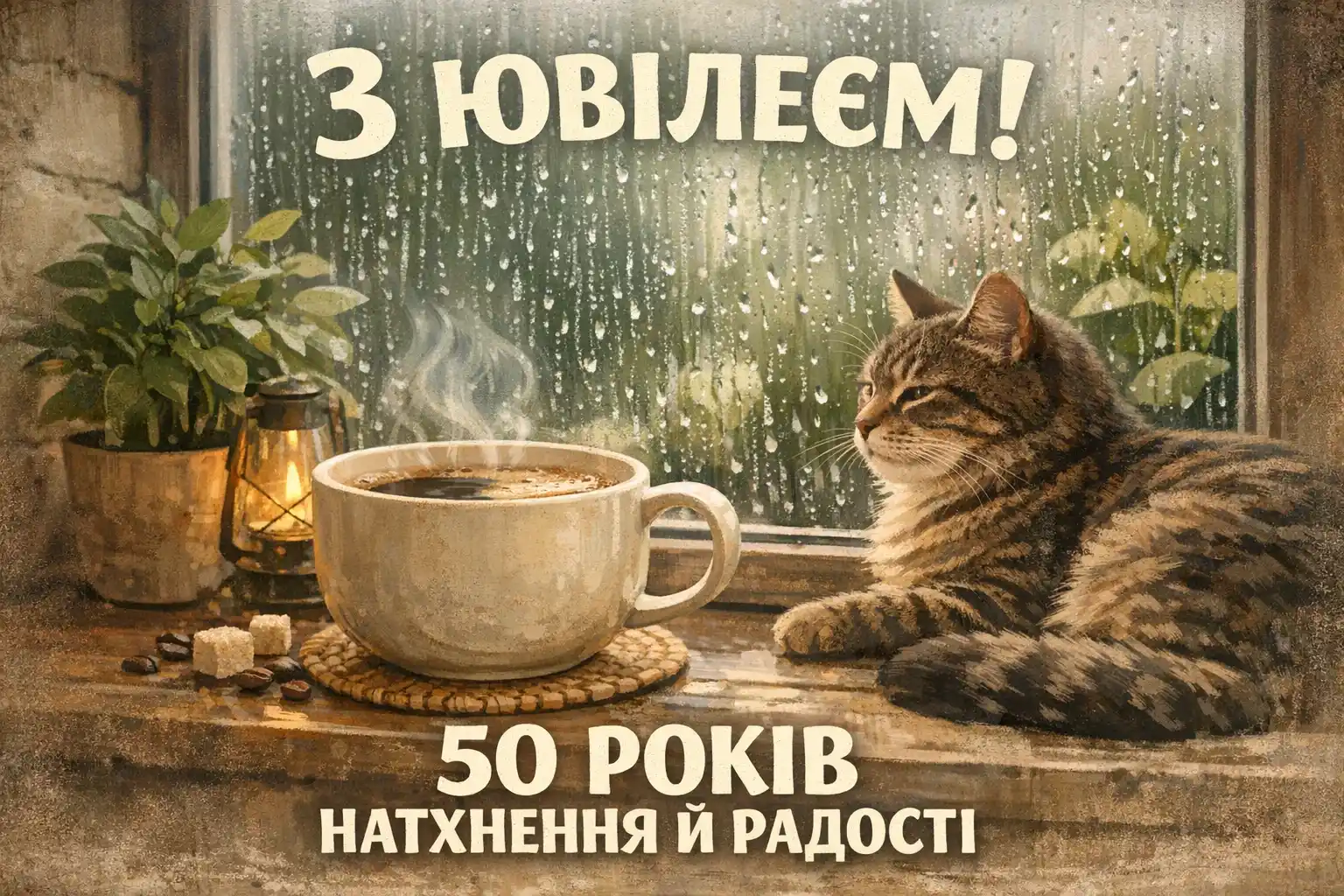 Привітання з ювілеєм 50 років для жінки