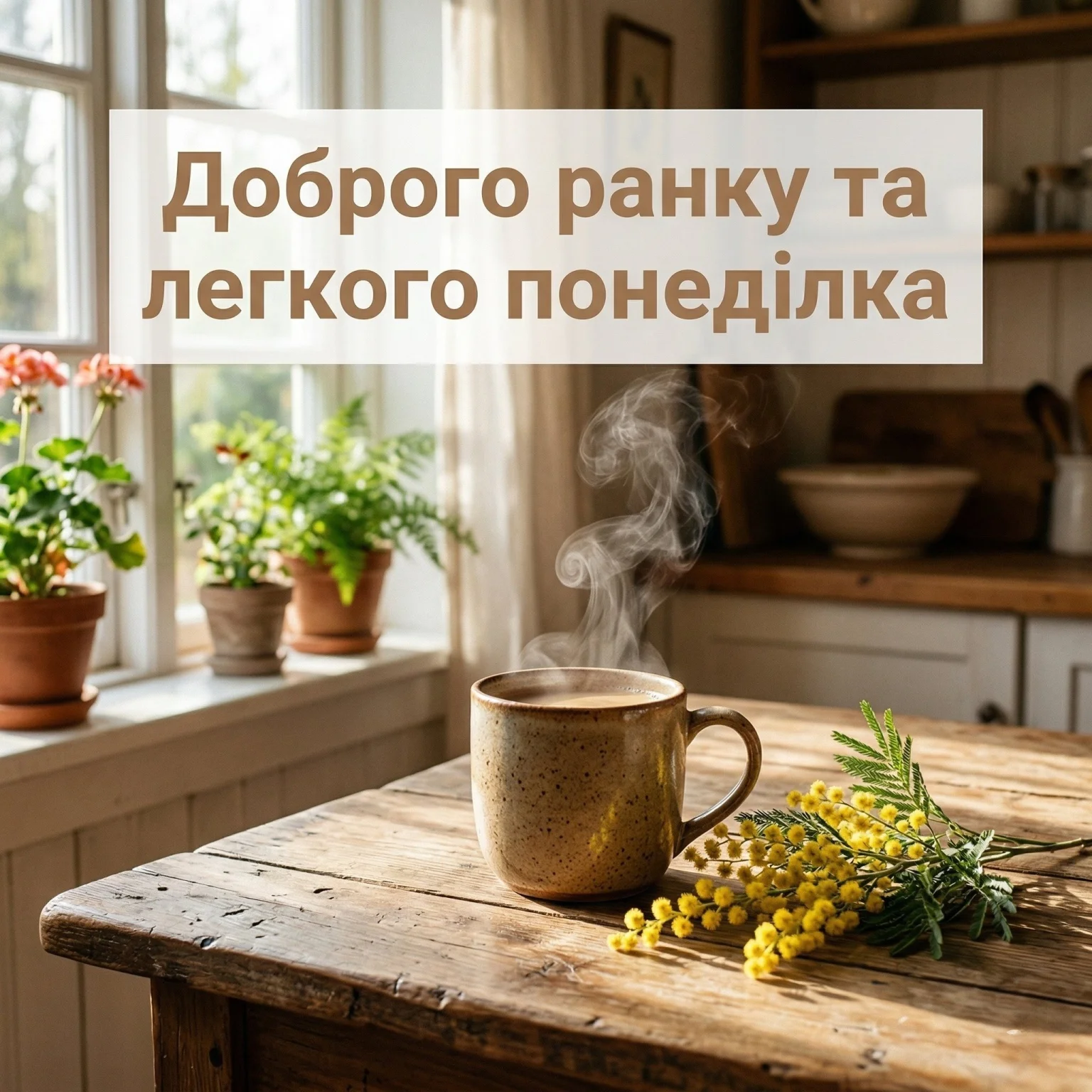 З понеділком та доброго ранку: найкращі картинки та щирі побажання для вдалого початку тижня