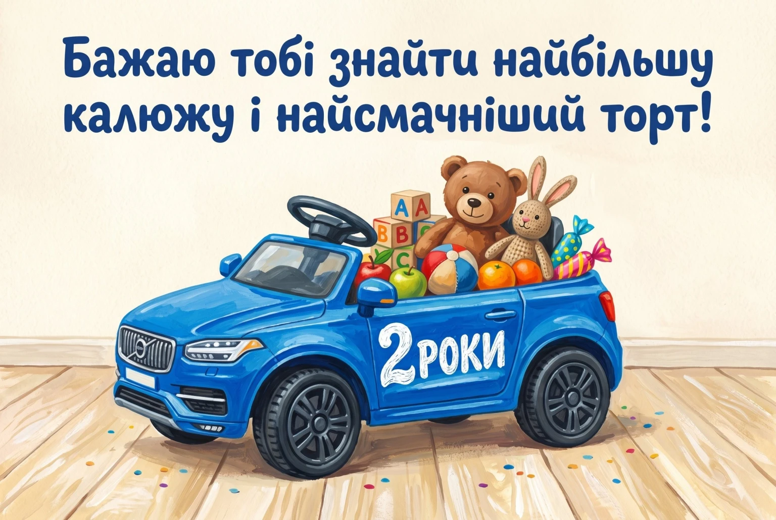 День народження 2 роки: найкращі побажання для сина, внука та похресника