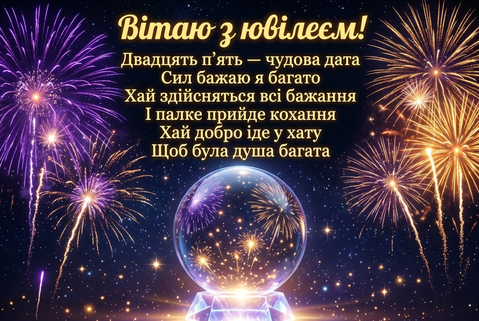 Як оригінально привітати з 25-річчям: добірка найтепліших слів