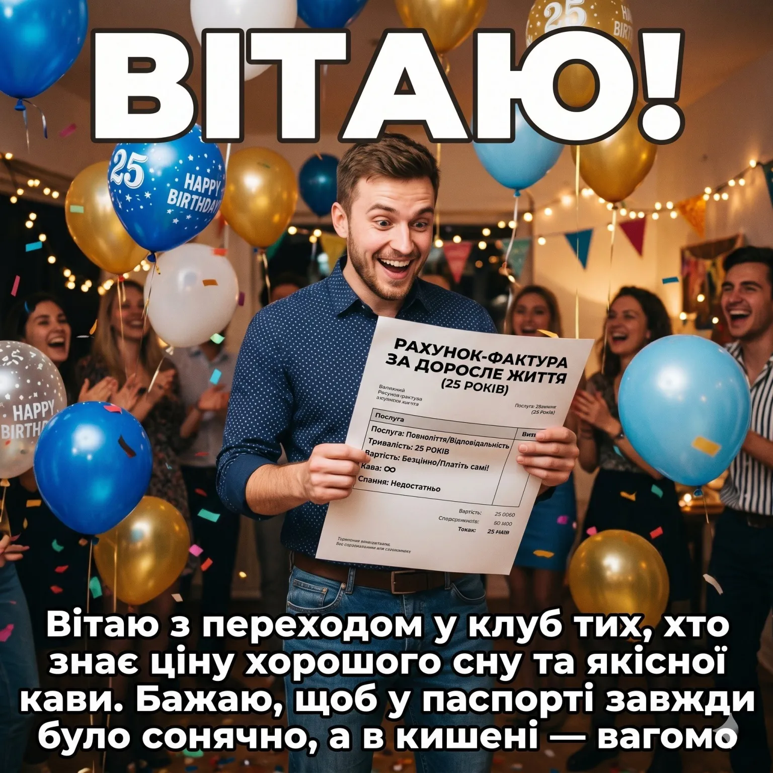 Як оригінально привітати з 25-річчям: добірка найтепліших слів