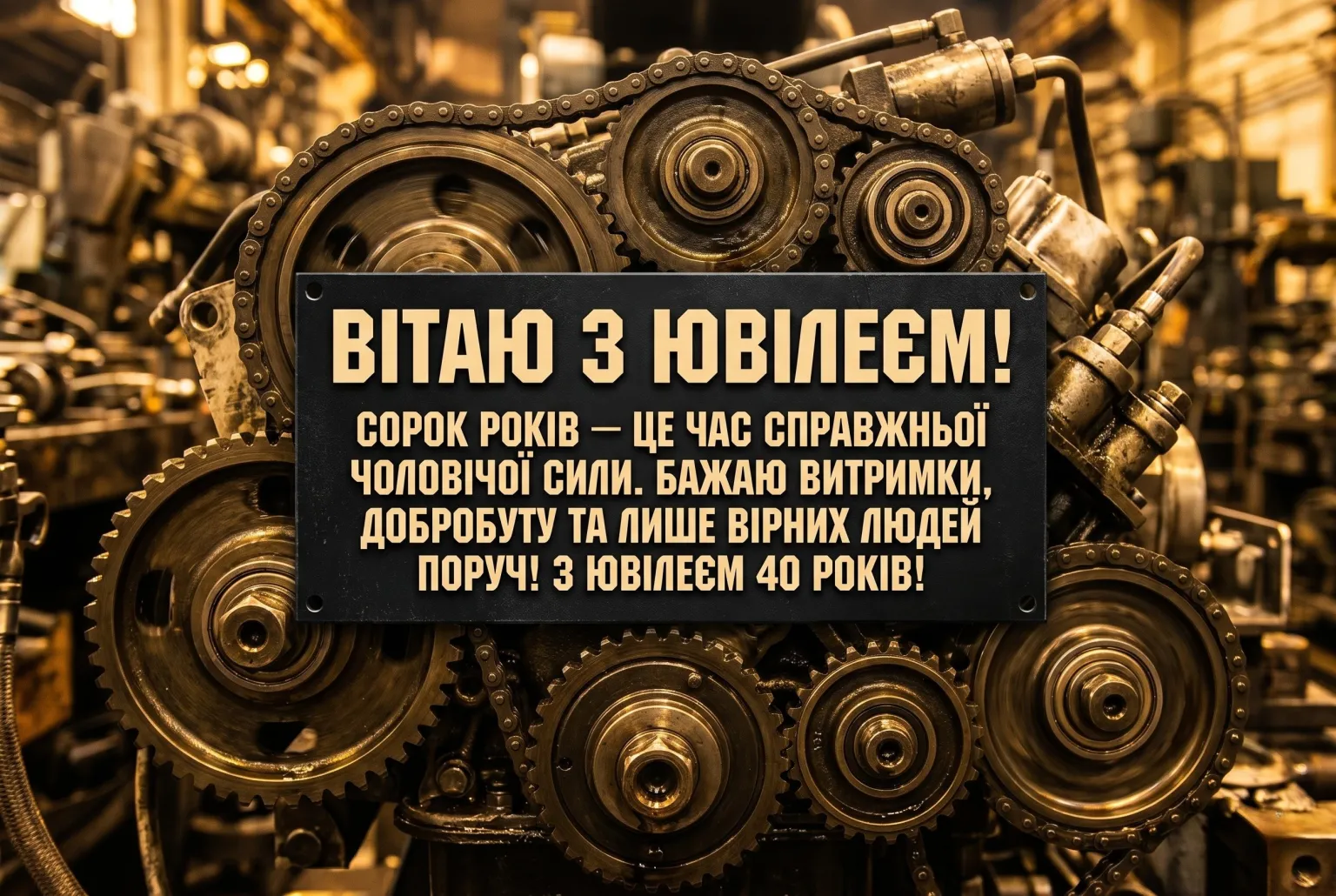 Ювілей 40 років: велика добірка гарних побажань для справжніх чоловіків