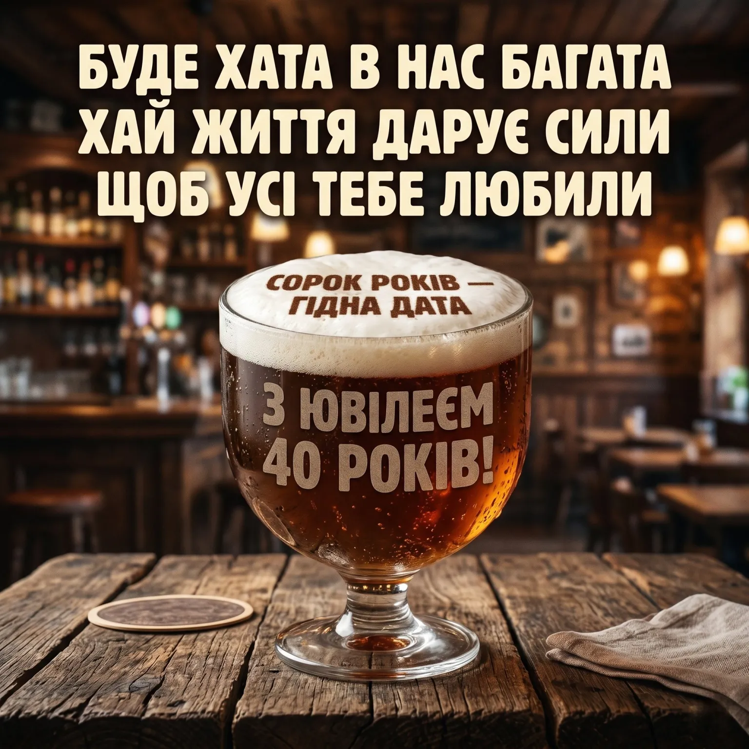 Ювілей 40 років: велика добірка гарних побажань для справжніх чоловіків