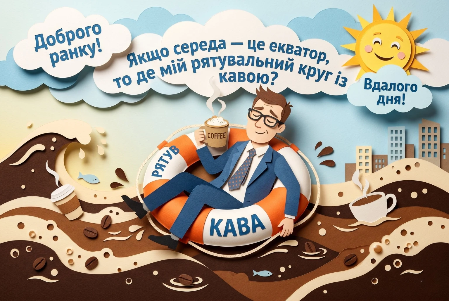 Середа: доброго ранку — картинки та найтепліші привітання для гарного настрою