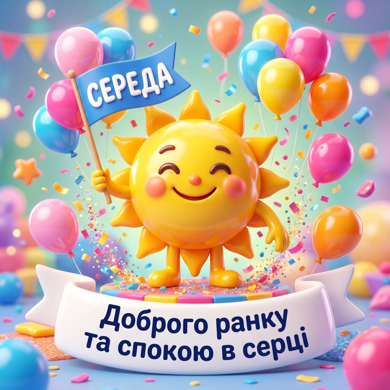 Середа: доброго ранку — картинки та найтепліші привітання для гарного настрою