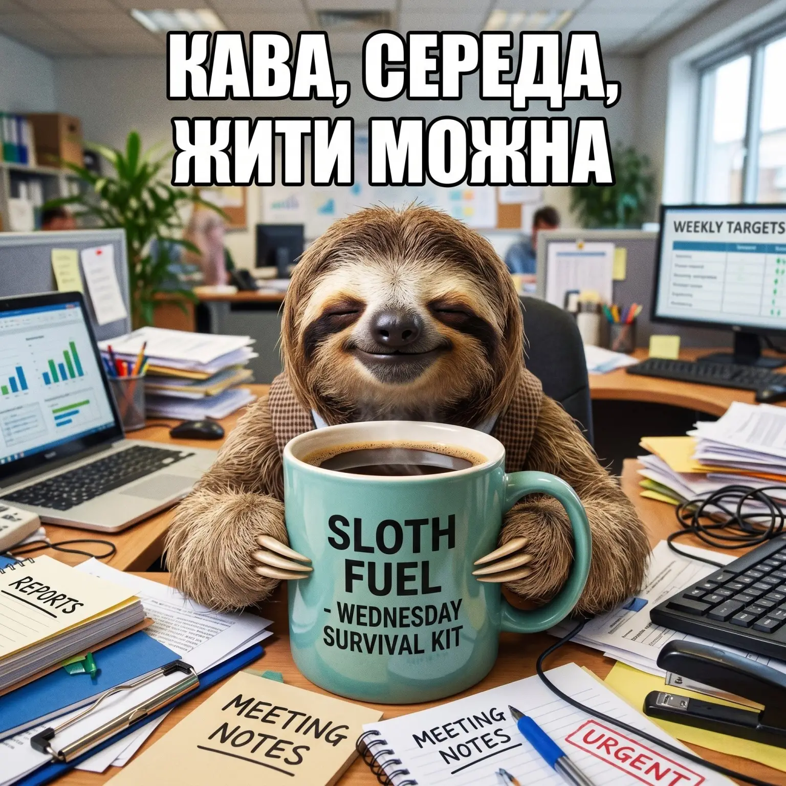 Середа: доброго ранку — картинки та найтепліші привітання для гарного настрою