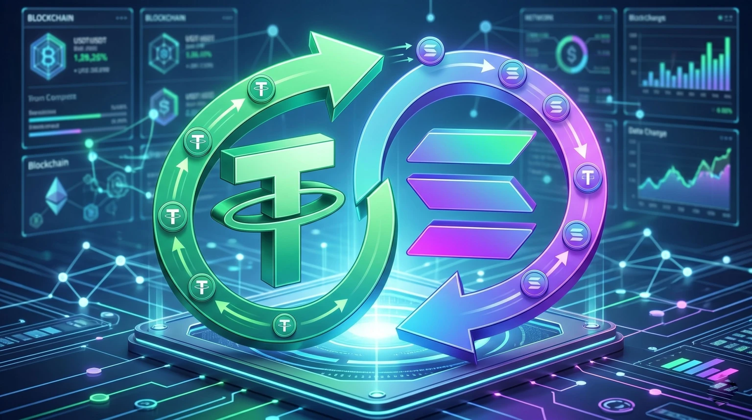 Обмін Tether (USDT) з Solana (SOL)
