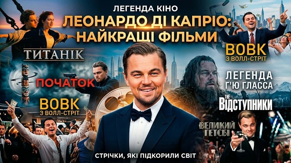 Фільми з Ді Капріо: від трилерів до класичних вестернів