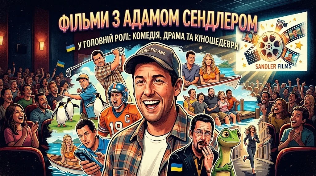 Всі фільми де знімався Адам Сендлер з рейтингом