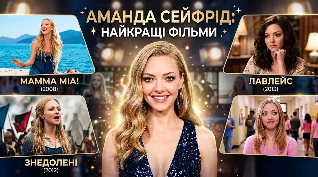 Фільми Аманди Сейфрід, що підійдуть на будь-який вечір
