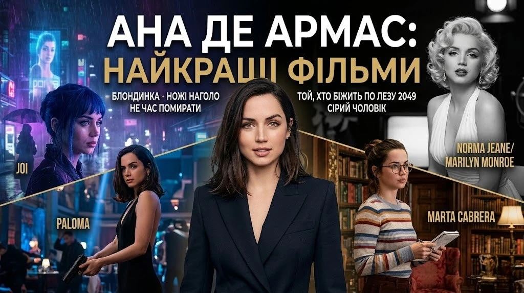 Ана де Армас найкращі фільми повний список