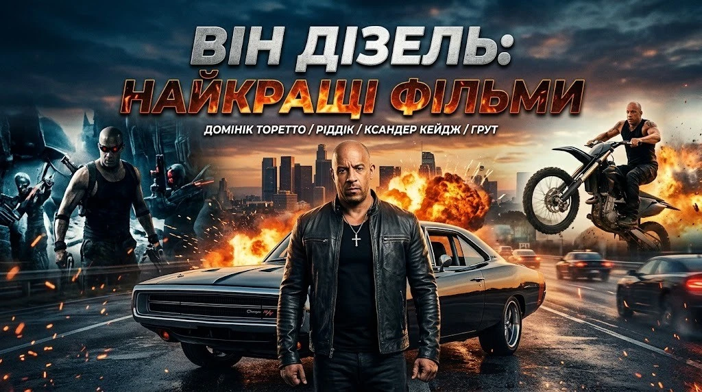 Він Дізель фільми: детальний огляд усієї фільмографії