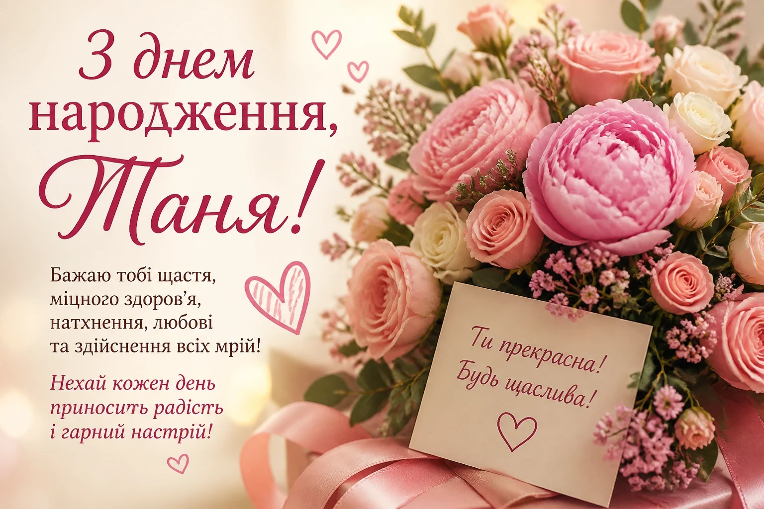 З днем народження для Тані