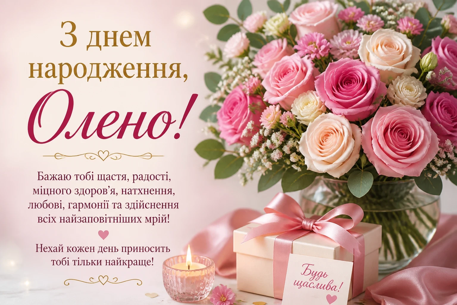 З днем народження Олено