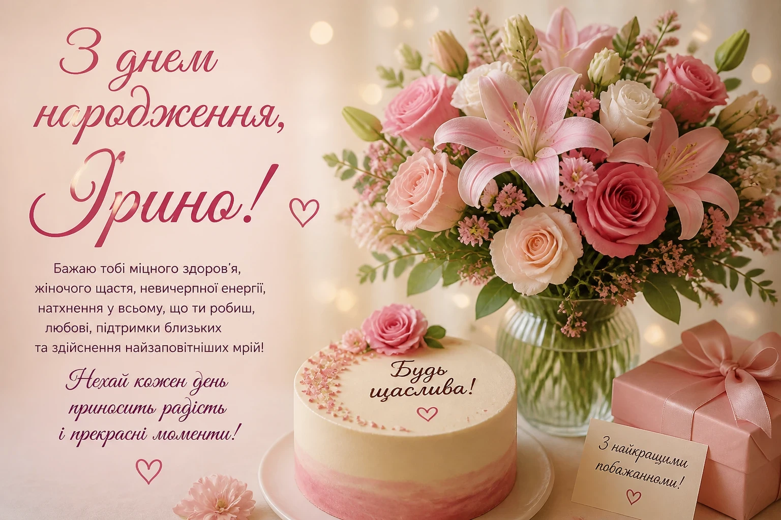 З днем народження, Ірино