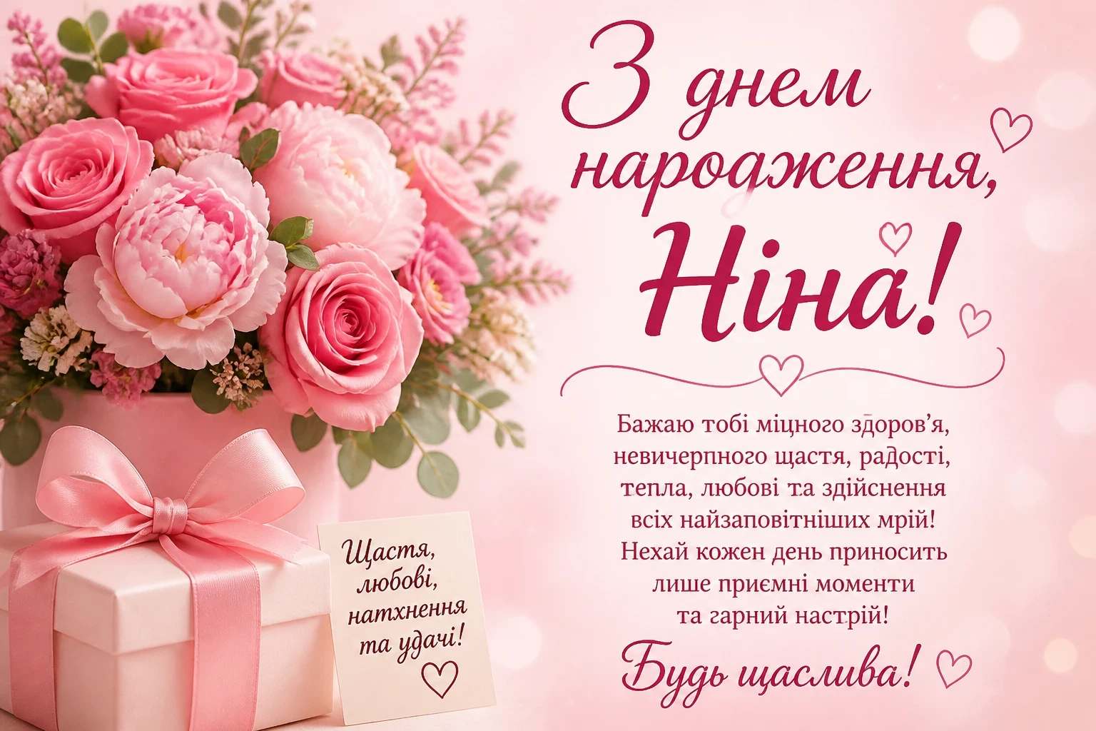 З днем народження Ніна