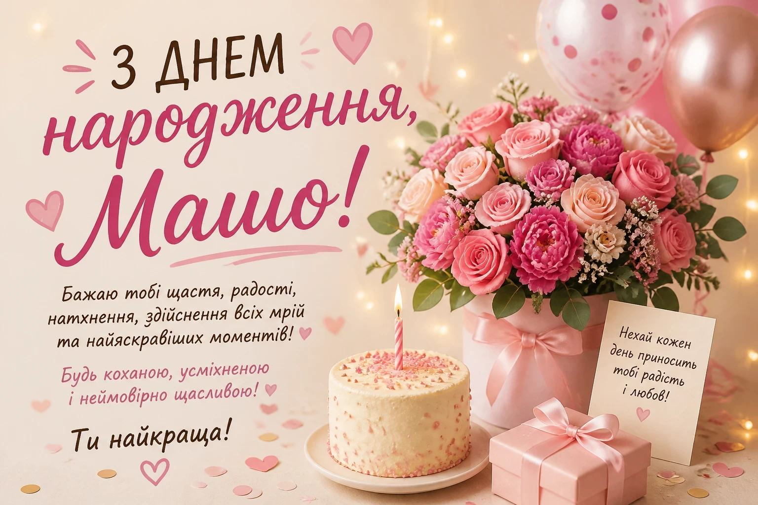 З днем народження Машо
