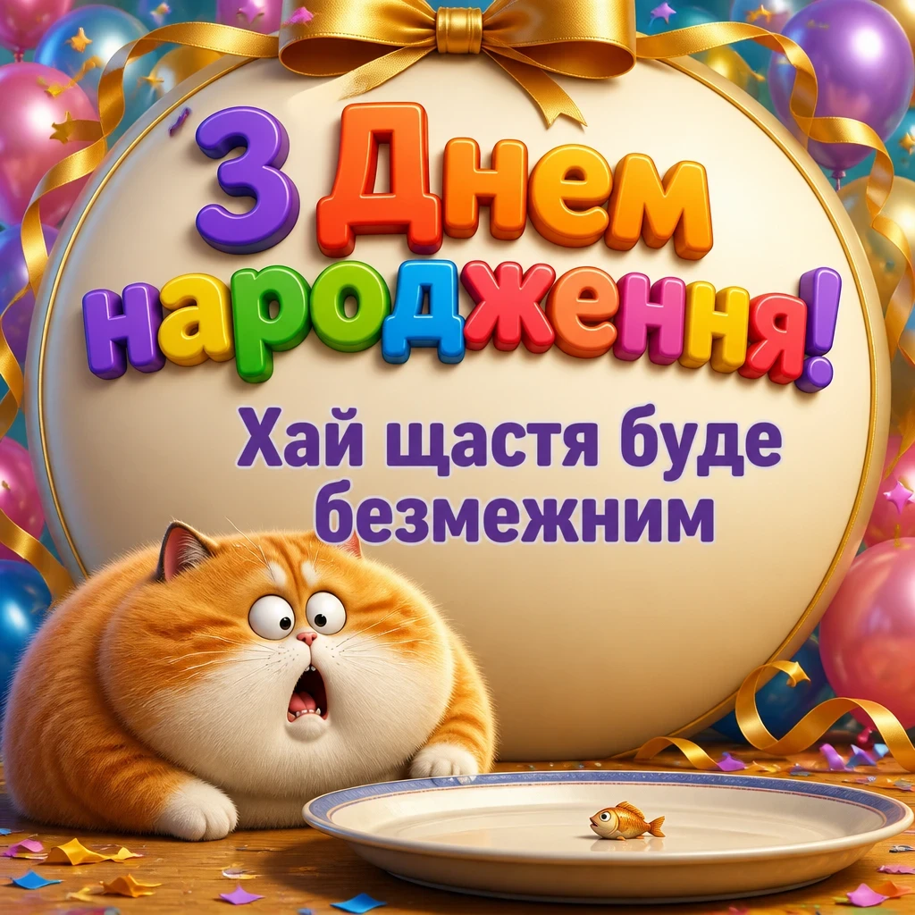 щирі вітання з днем народження