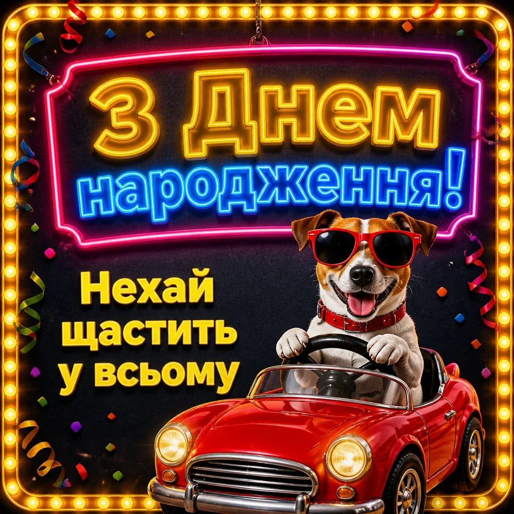 щирі вітання з днем народження