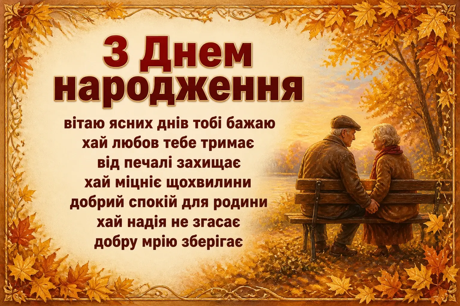 щирі вітання з днем народження