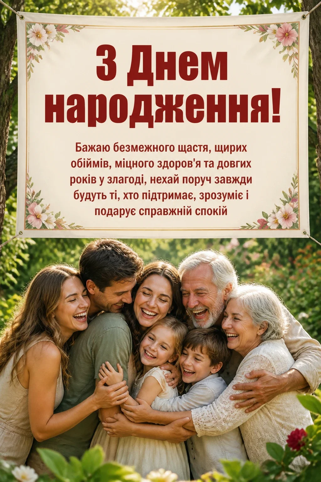 щирі вітання з днем народження