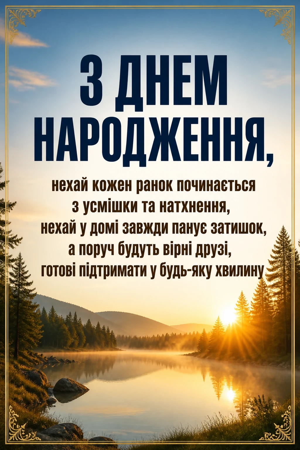 щирі вітання з днем народження