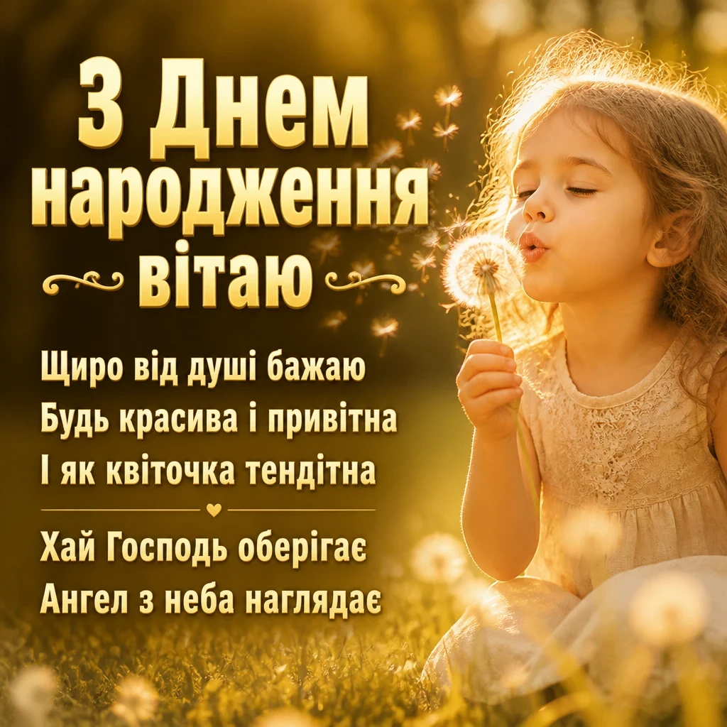 зворушливі привітання з днем народження внучці