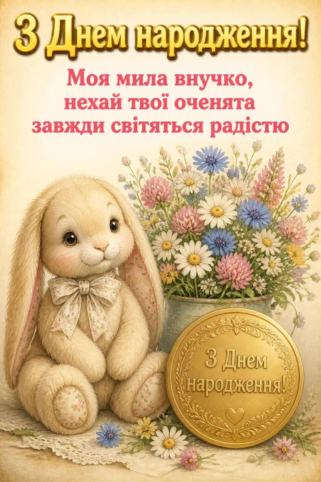 зворушливі привітання з днем народження внучці