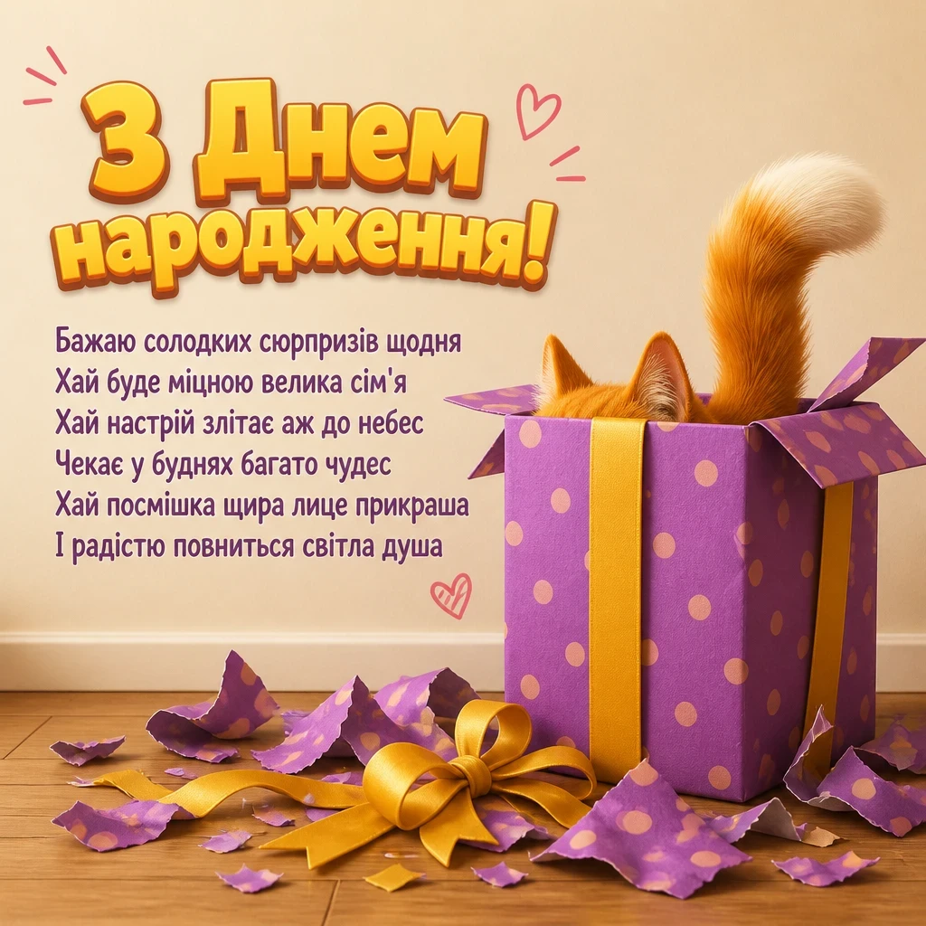 люба донечка з днем народження донечко