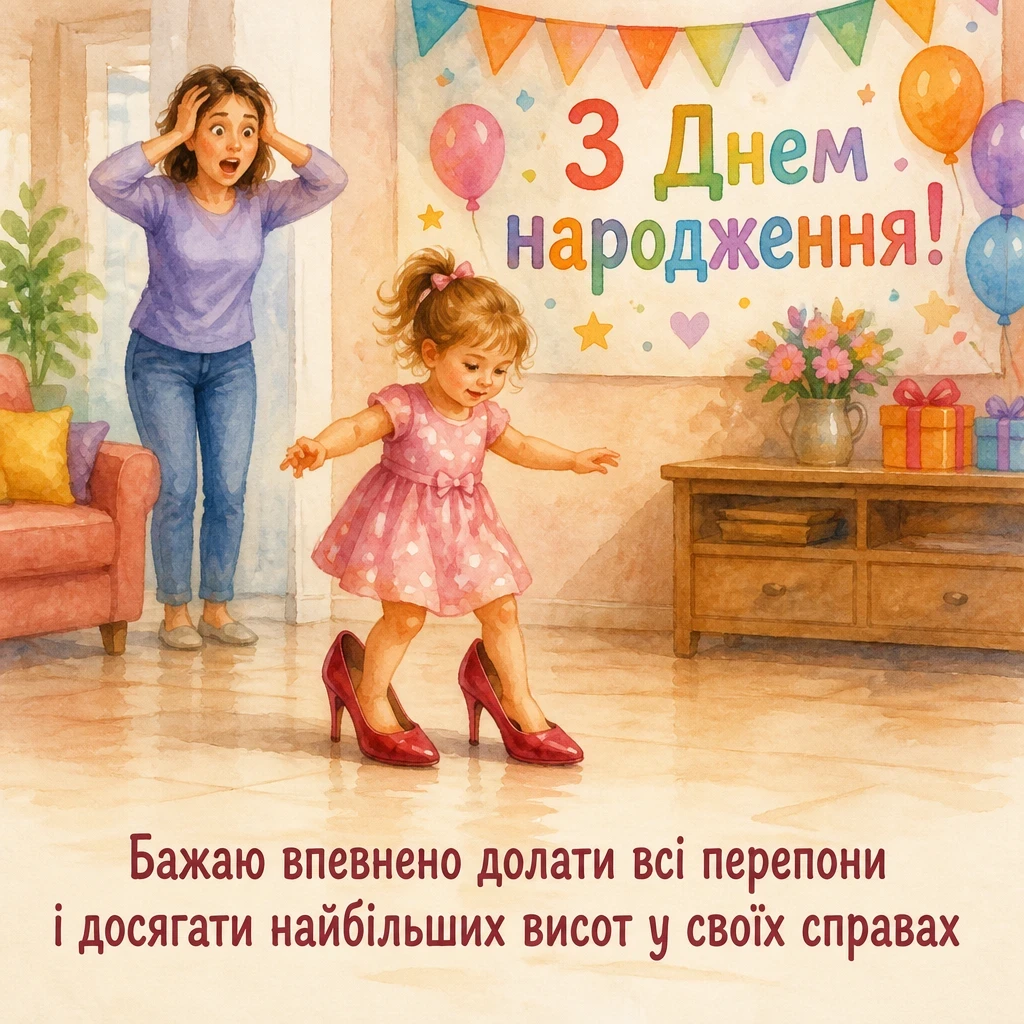 люба донечка з днем народження донечко