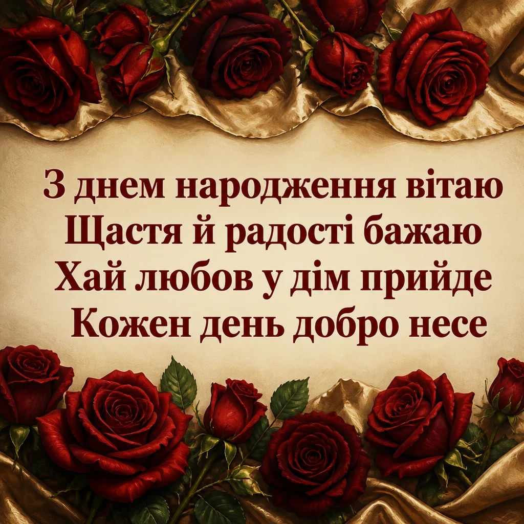 красиві привітання з днем народження жінці квіти
