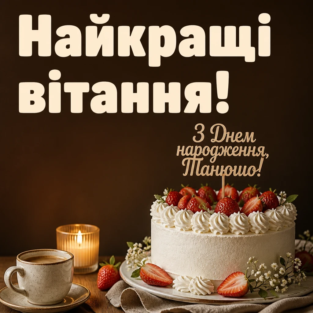 з днем народження танюша