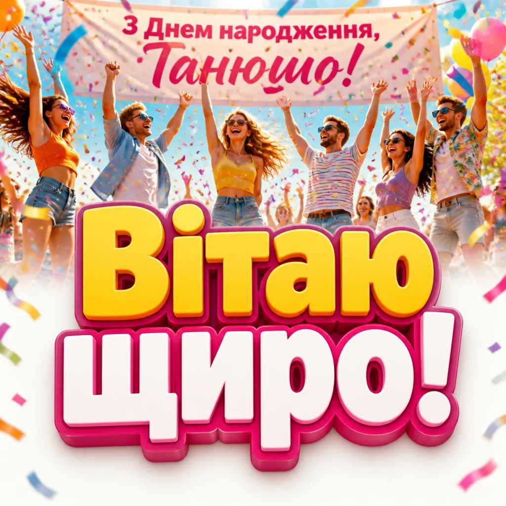 з днем народження танюша