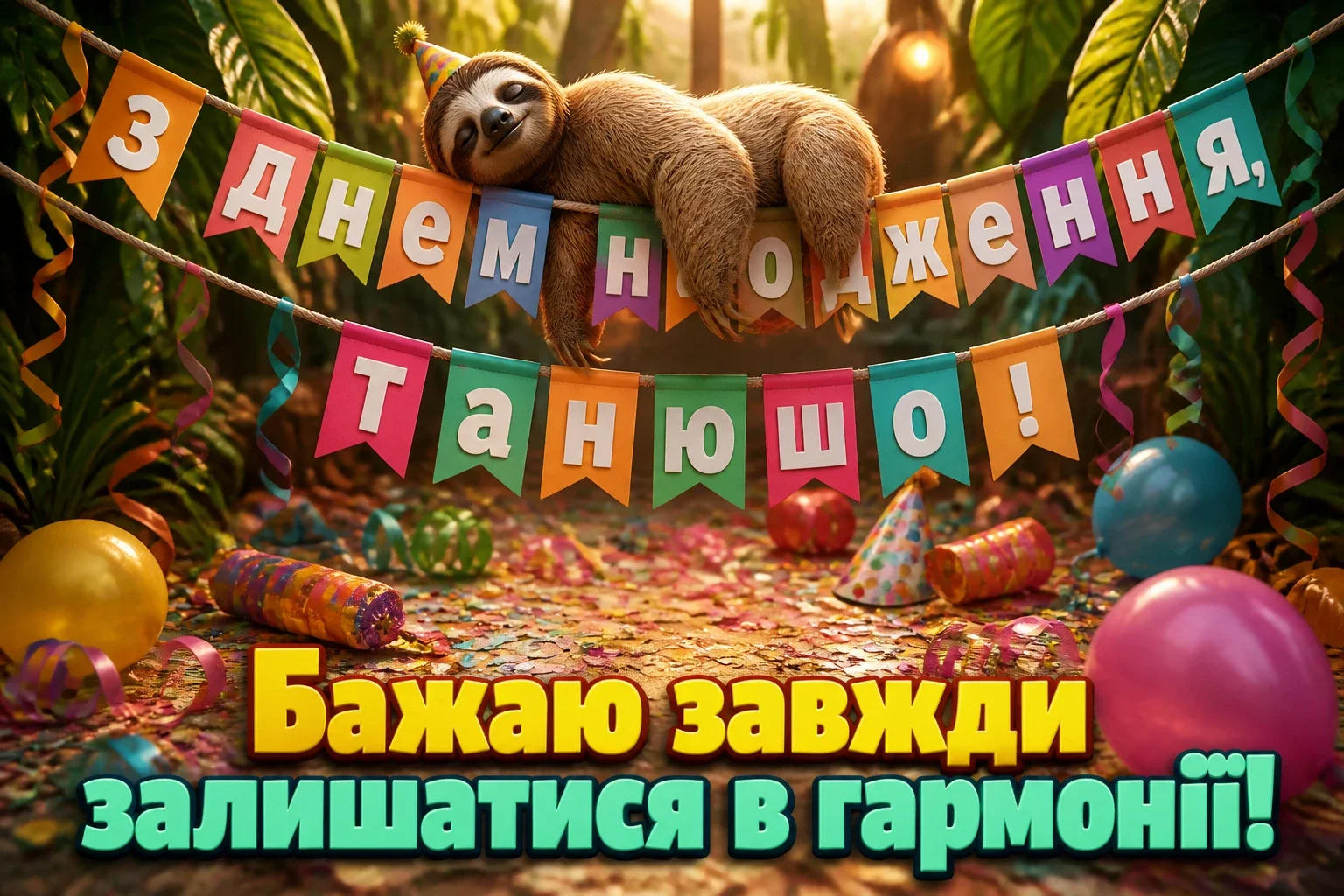 з днем народження танюша