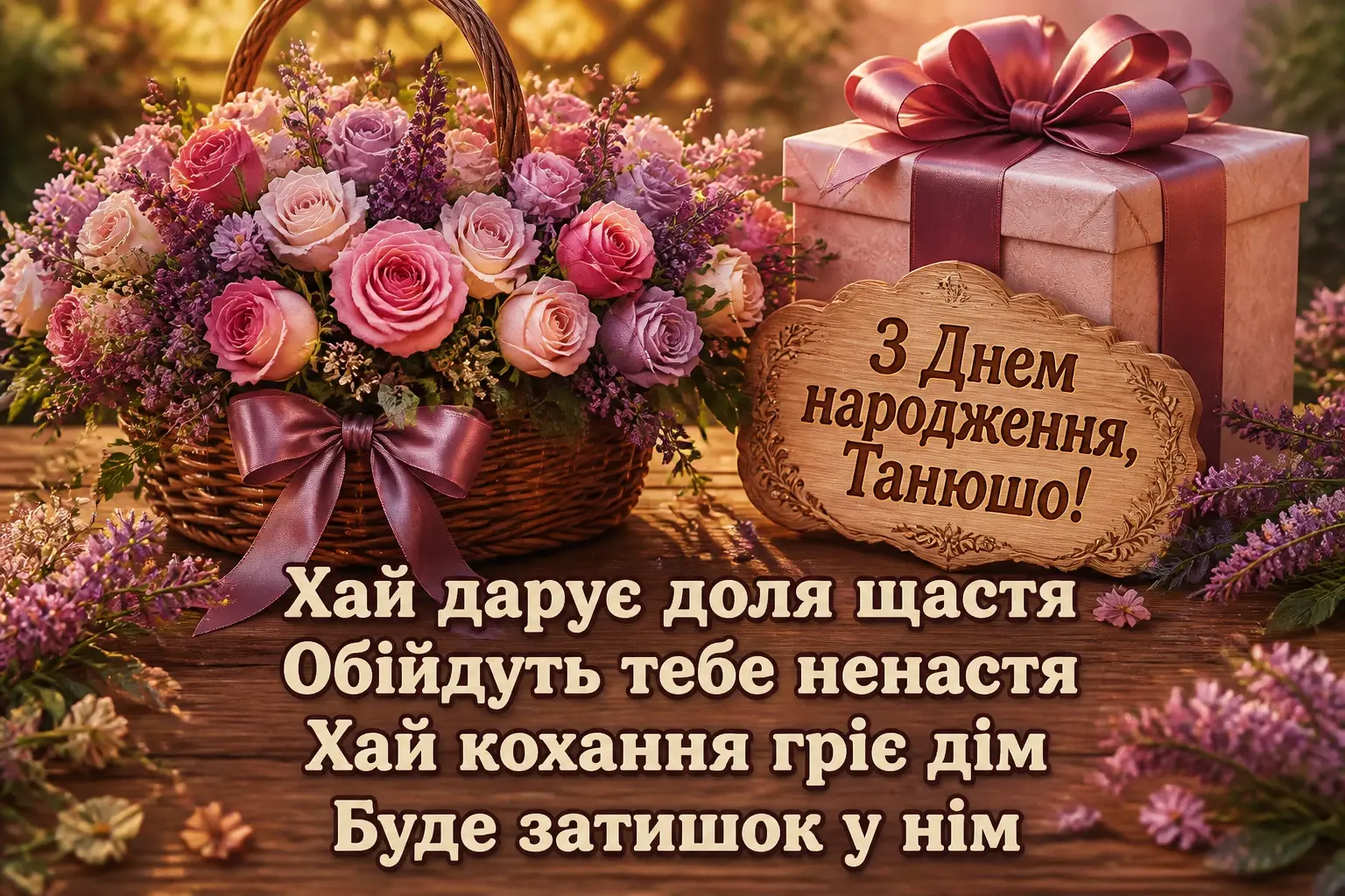з днем народження танюша