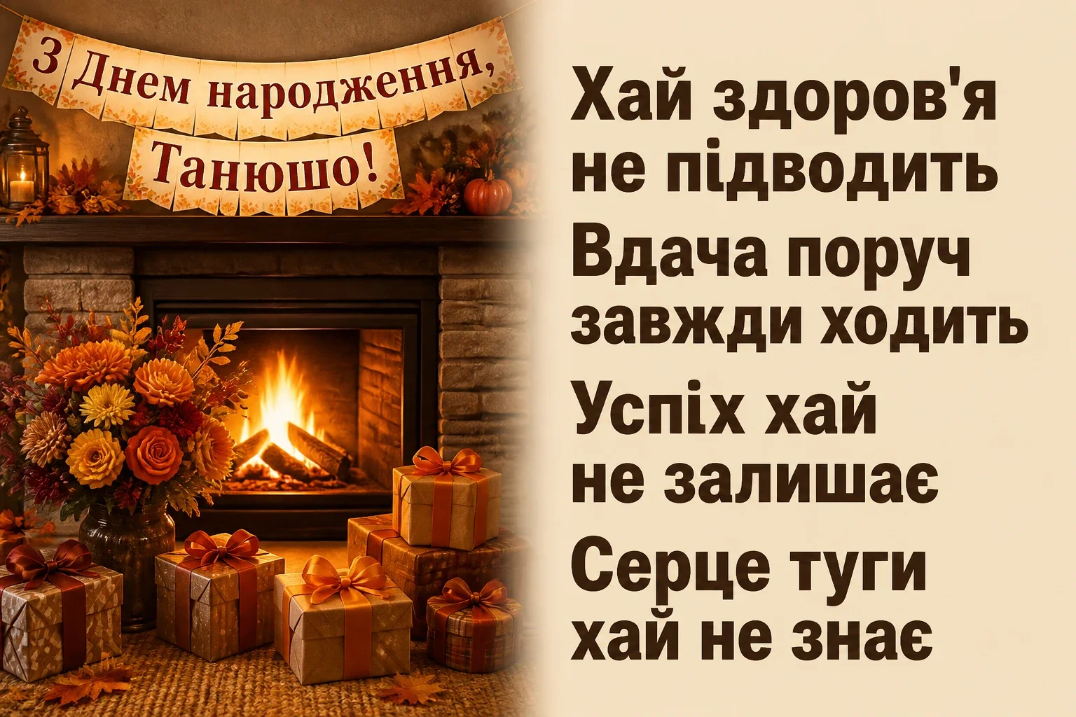 з днем народження танюша