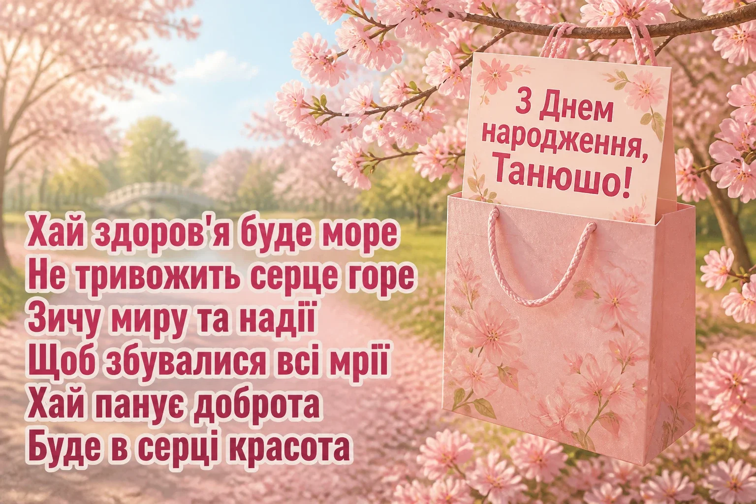 з днем народження танюша