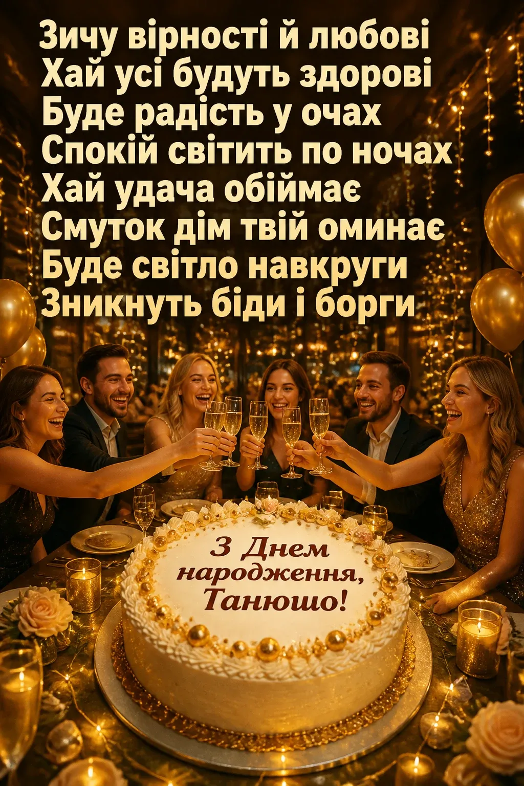 з днем народження танюша