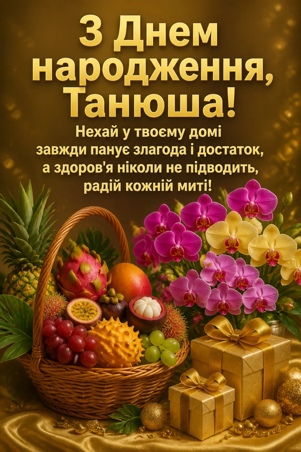 з днем народження танюша
