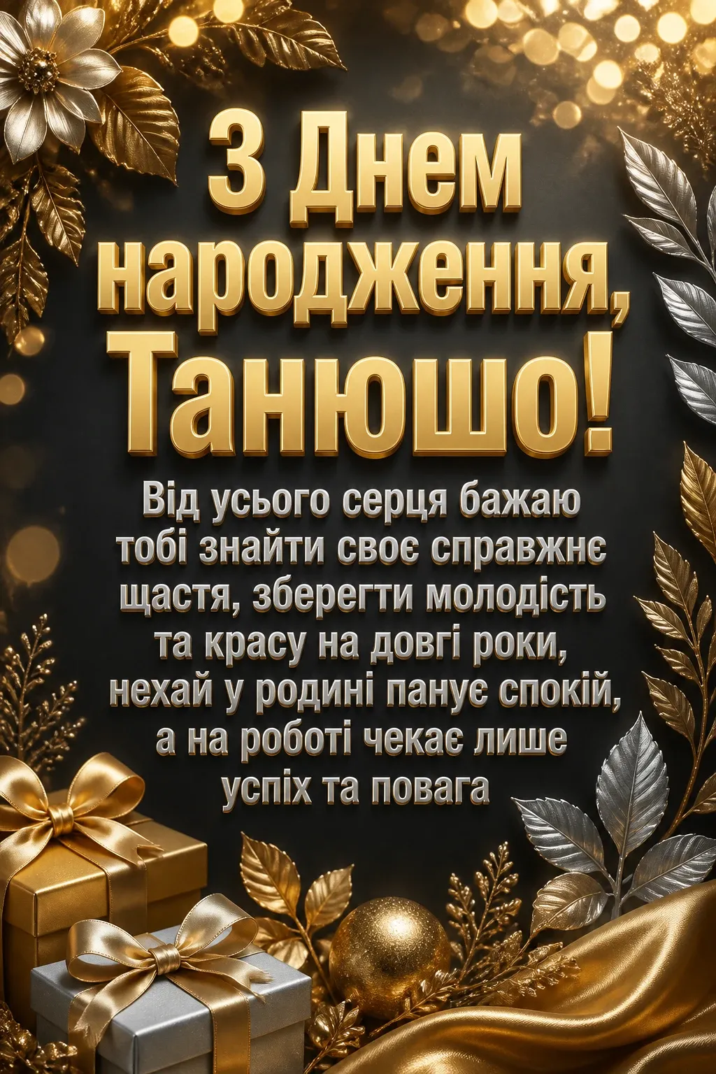 з днем народження танюша