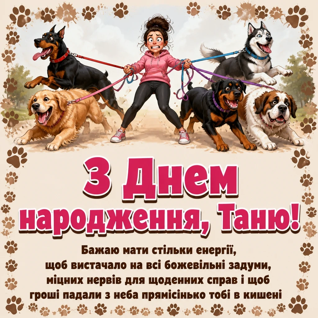 з днем народження таня