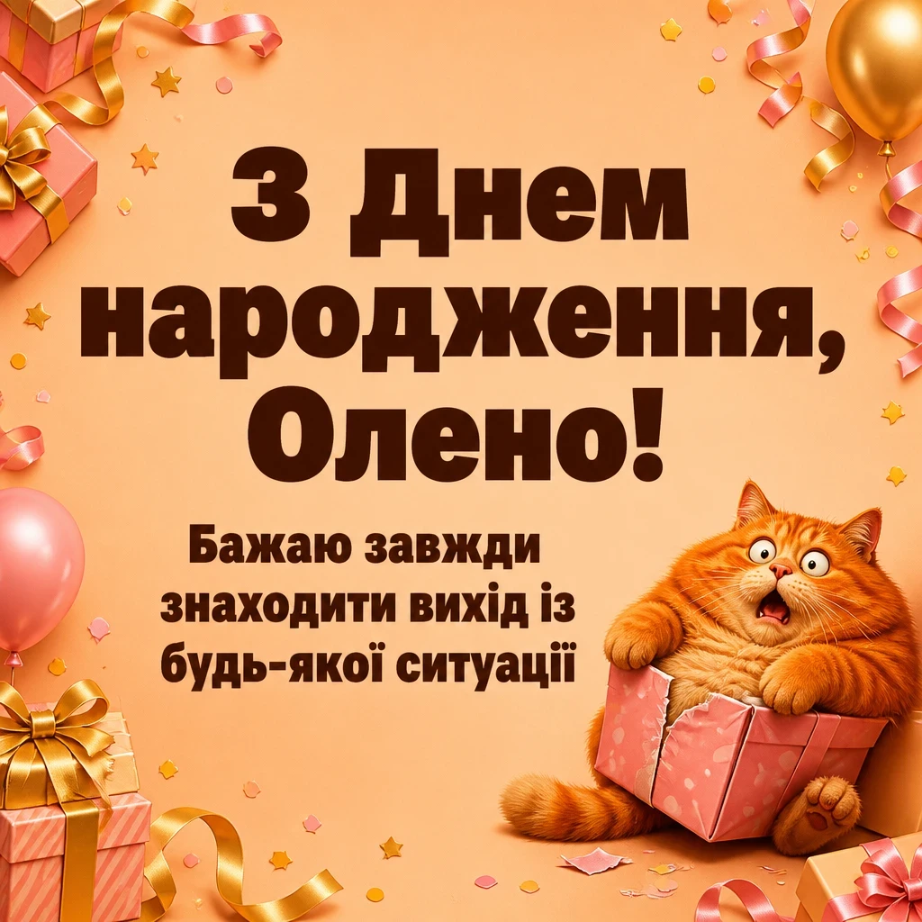 з днем народження олена