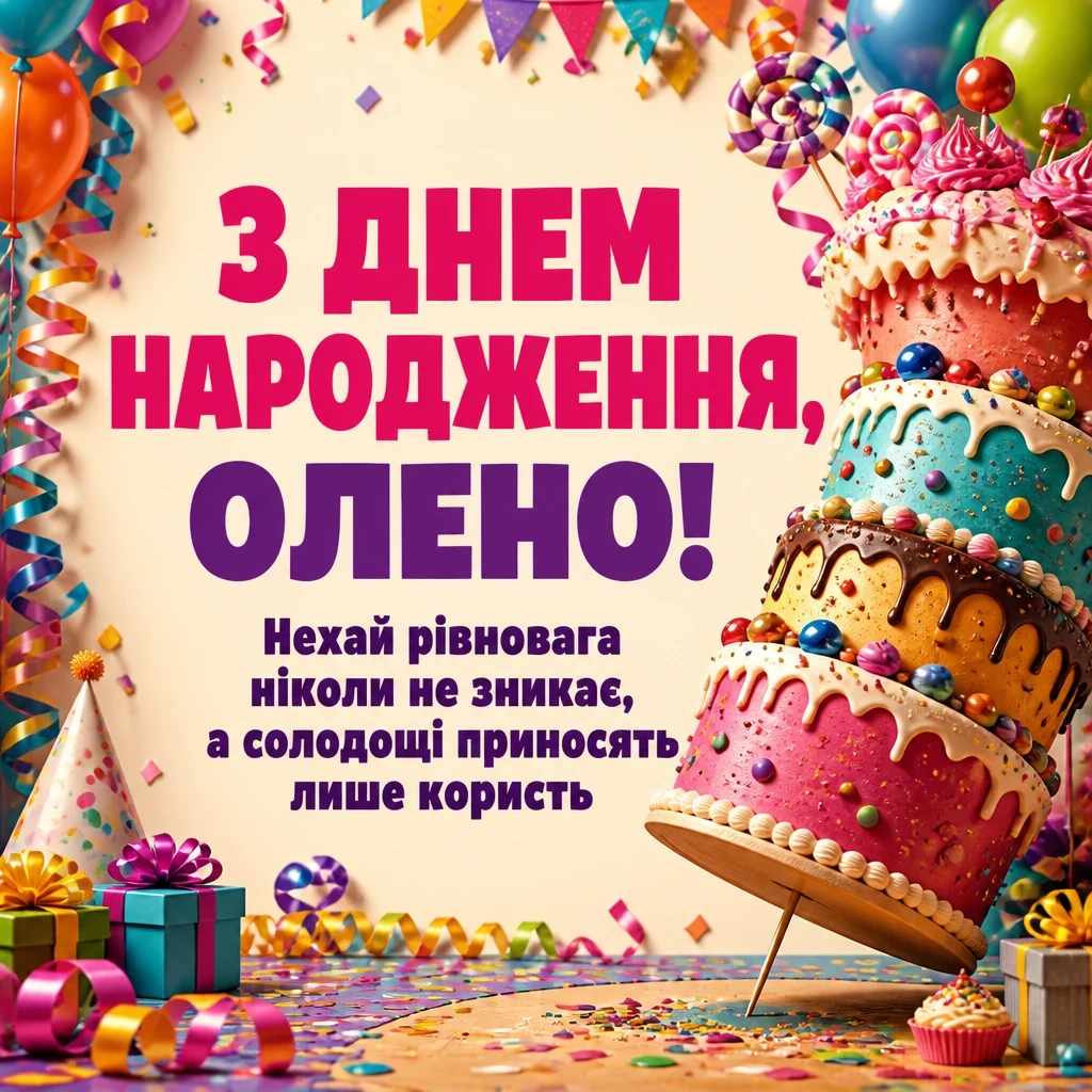 з днем народження олена