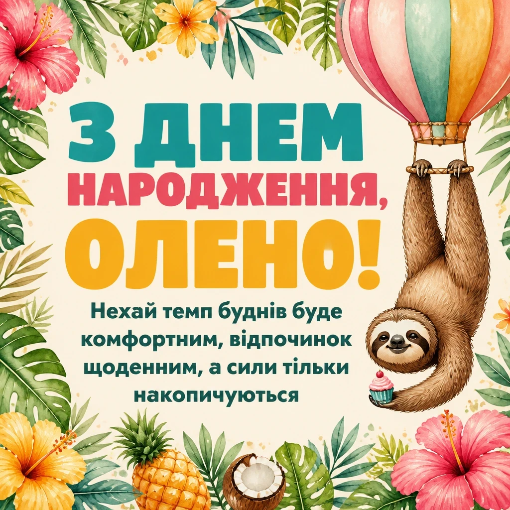 з днем народження олена