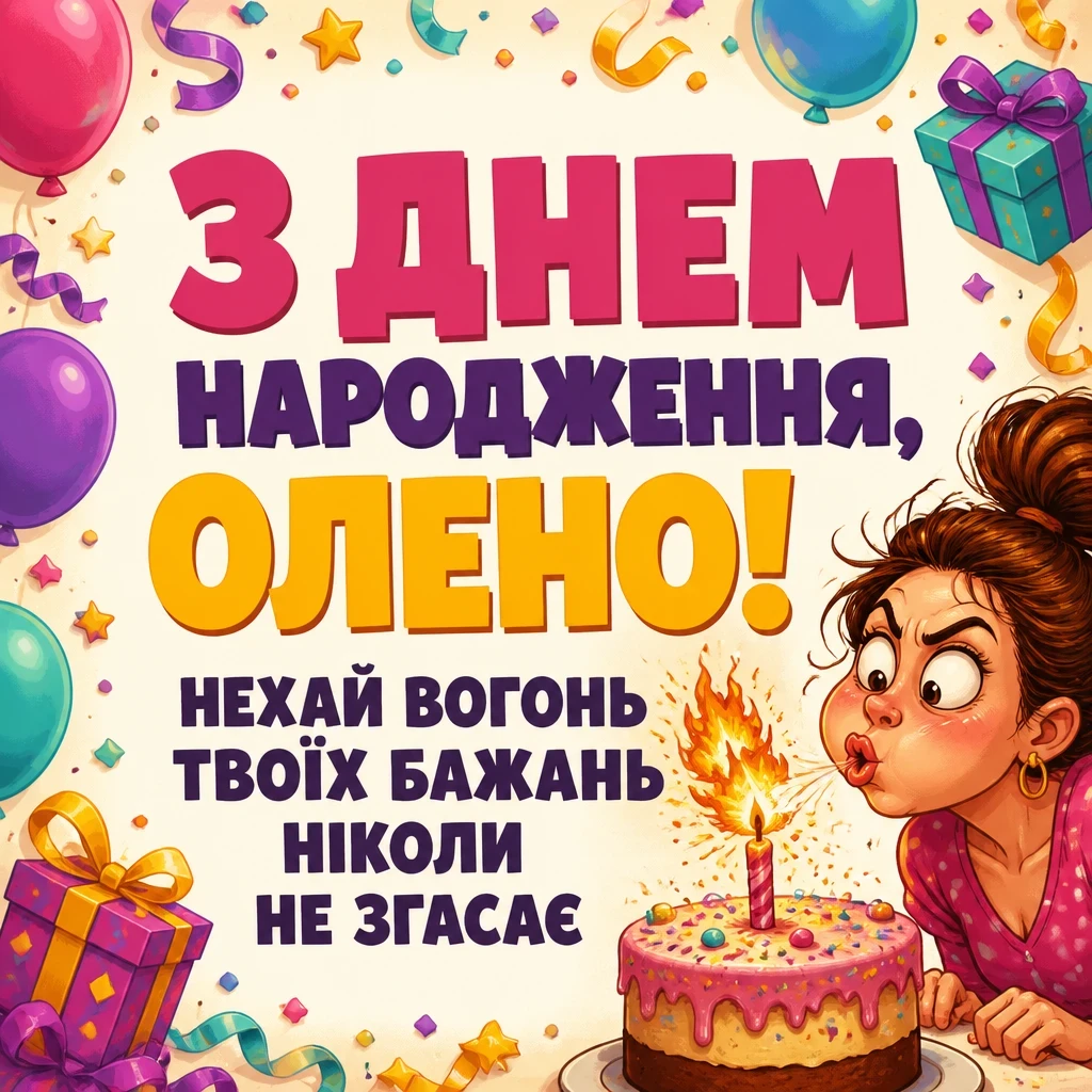 з днем народження олена