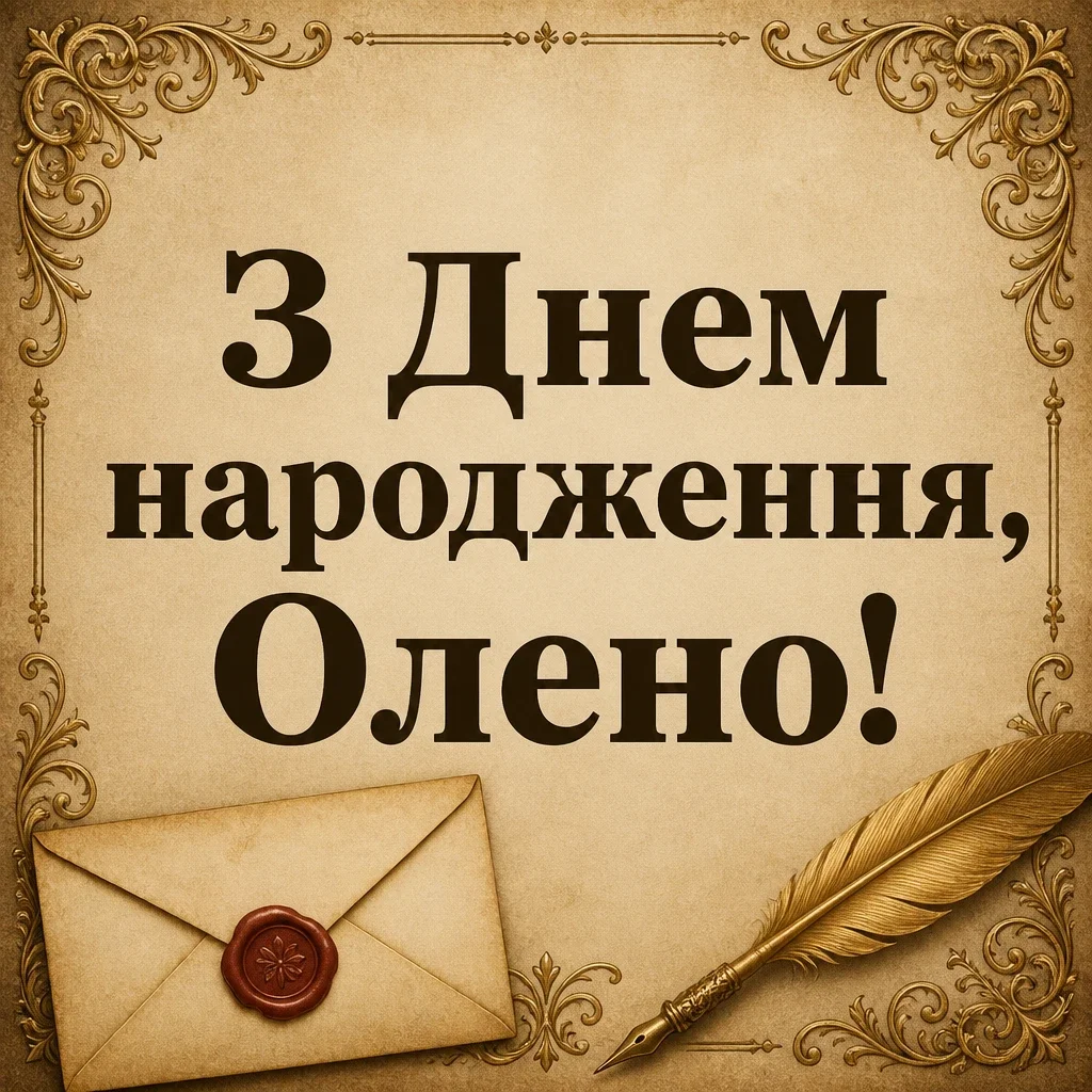 з днем народження олена